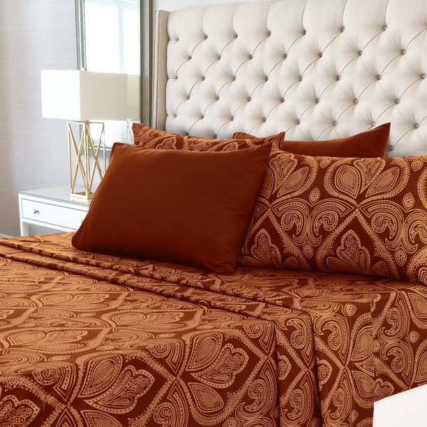 Lux Decor Collection Queen Sheets Set Soft Bed Sheets for Queen Size