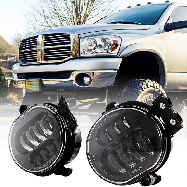 Luz antiniebla LED BICYACO compatible con Dodge Ram 1500 02-08