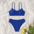 thumbnail image 3 of LUOGENLI Girls Swimsuits Size 10-12 Two Piece Girls Bikini Swimsuits with Shorts Kid 3 Piece Bikini Sets Sport Bathing Suits Girls Swimsuit Size 7-8 Girls Swimsuit Size 10 Tankini Blue 8-9 Years, 3 of 3