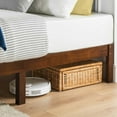thumbnail image 3 of Best Price Mattress Asher 14" Bamboo Wood Platform Bed with Wooden Slats, Coffee, Queen, 3 of 11