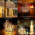 thumbnail image 3 of Guirnaldas de luces solares de 12m, 100led/22m, 200 Led, guirnalda impermeable para exteriores, lámpara navideña para decoración de jardín, 3 of 4