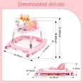 thumbnail image 6 of XIOYIG 5 in 1 Baby Walker, Music and Lights Walker for Baby Boy Girls 6-18 Months, Foldable Baby Walkers with Wheels and Bouncer Combo Portable, Toddler Infant Walker with Adjustable Height, 6 of 7
