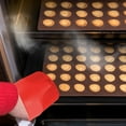 thumbnail image 3 of Easeky Silicone Heat Resistant Kitchen Gloves, Mini Oven Mitts for Cooking, Baking, Microwave, Non-Slip Grip Pot Holders for Hot Pans, Bbq, Air Fryer, 3 of 4