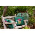 thumbnail image 5 of 20" x 20" Simply Daisy Summer Time Pineapple Indoor/Outdoor Pillow, Kelly Green Qty 1, 5 of 6