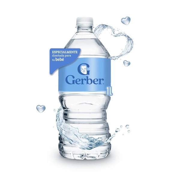 Agua Gerber libre de sodio 1 l