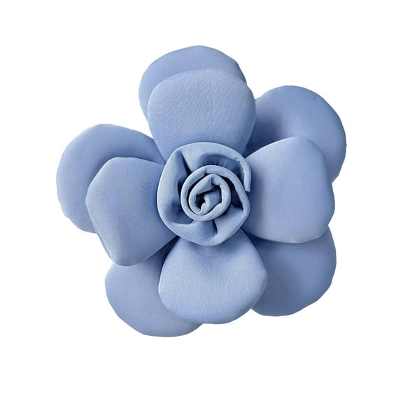 Women Handmade Corsage Camellia Flower Brooch Pin Exquisite Floral Corsage for Dress Bag DIY Novel Floral Accessory