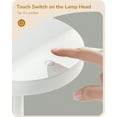 thumbnail image 6 of EDISHINE LED Table Lamp with 2 Adjustable Height, 5%-100% Dimmable & 3 Color Temperature, Touch Control, Modern Desk Lamp for Office, Reading, White, 6 of 8