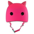 thumbnail image 6 of Krash Bright Meow Pink/Teal Helmet, Youth 8+ (54-58cm), 6 of 6