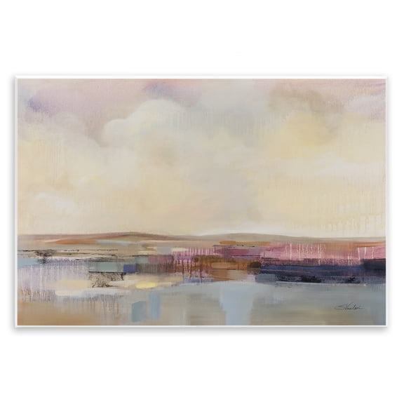 Stupell Industries Billowing Clouds Abstraction Landscape & Nature Painting Unframed Art Print Wall Art, 15 x 10