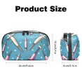 thumbnail image 5 of Easter Digital Storage Bag Pouch, Hard Drive Bag, Laptop Cord Organizer, Cable Organizer, Oxford Fabric Waterproof Electronics Travel Case - 5.9x9.44x3.14 in., 5 of 6