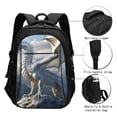 thumbnail image 3 of Balery Mountain White Dragon Mochila con carga USB para hombre y mujer - Mochila impermeable y antirrobo para portátil con puerto USB para viajes, trabajo, estudios y universidad, 3 of 7