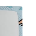 thumbnail image 2 of Ambesonne Cartoon Fitted Sheet, Heart Seal Love, Twin Size, Pale Blue Vermilion, 2 of 2