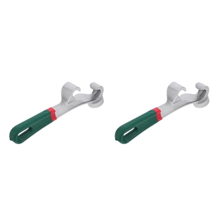 HOMEMAXS 2pcs Bucket Opener Tool Aluminum Paint Bucket Lid Opener Wrench Metal Can Opener Lid Pail Remover Tool For Gallon Industrial Container Barrel Bung Puller