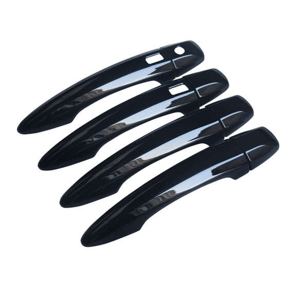 NINTE Door Handle Covers Trim for 2021 2022 Nissan Rouge with 2 Smart Keyhole Gloss Black