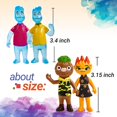 thumbnail image 3 of 6 pcs Elemental Action Figure, Movie Figures Toy Gift Pack., 3 of 5