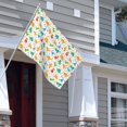 thumbnail image 6 of Lsque Dinosaur Pattern Flag,Dinosaur Printed Garden Flag 48 x 72 in - Double Sided Small Flags for Yard, 6 of 9