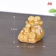 thumbnail image 1 of Árbol del dinero de la suerte del Feng Shui, bolsa de lingotes de oro, mascota del Festival de la primavera, adorno de escritorio, decoración del hogar y el automóvil, artesanía, 1 of 5