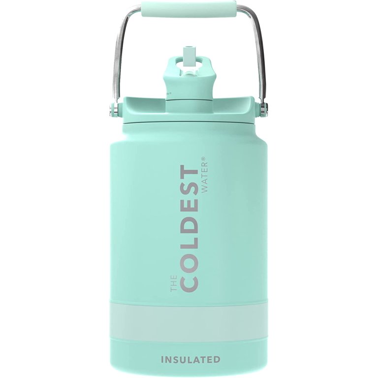 Coldest Sports Water Bottle - 128 oz (Straw Lid), Leak Proof