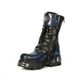 thumbnail image 4 of NEW ROCK 107-C5 Unisex Boots Black Blue Leather Skull Devil Gothic Punk Biker 36, 4 of 5