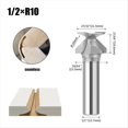 thumbnail image 2 of Outil de Formation de Bit de Routeur Intégré Arc Bounding pour Porte en Bois Mur Armoire 1/2XR10,1 * Bit de Routeur, 2 of 6