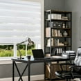 thumbnail image 3 of MYshade Cordless Zebra Blinds White-35"W*64"H Pull Down Roller Window Shades Double Layer Light Control Free Stop Window Shades Day and Night Blinds Easy Installation for Home, 3 of 8