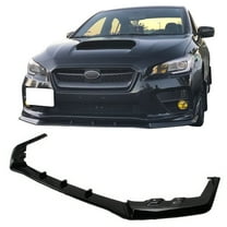 Ikon Motorsports Front Bumper Lip Compatible with 2015-2021 Subaru WRX & WRX STI MPX Style Gloss Black PP Air Dam Chin Spoiler Protector Splitter 3PCS