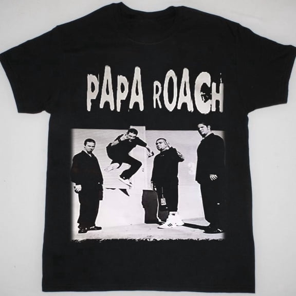 New Papa Roach Jumping Funny Gift For Fan Black All Size Shirt HE637