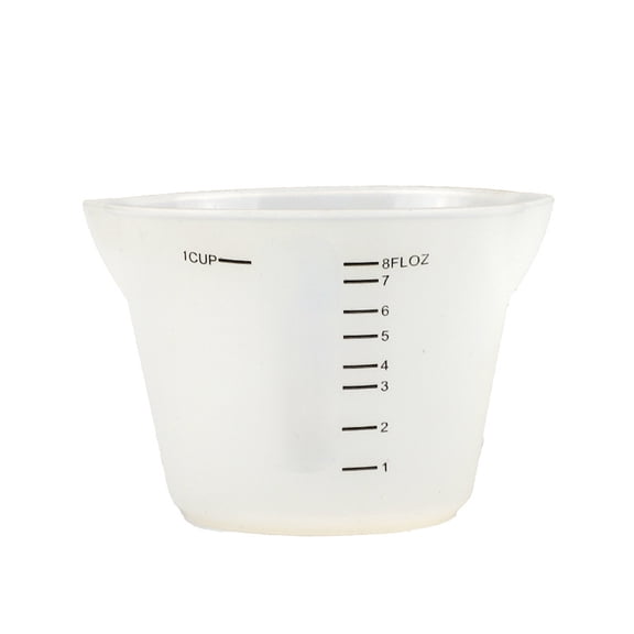 Necvior Silicone Measuring Cups 500ml and 250ml Large Reusable Resin Measuring Cups