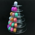 thumbnail image 6 of Fashion Cupcake Holder with Metal Base PET Versatile Dessert Stand for Showcasing Cake on Special Occasion, 6 of 9