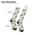 thumbnail image 2 of Balery green plaid Moose tree Calcetines novedosos Calcetines deportivos Calcetines hasta la rodilla Calcetines de algodón Calcetines originales y geniales, 2 of 6