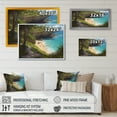 thumbnail image 4 of Designart "Coastal Radiance II" Modern Landscape Beach Canvas Wall Art, 4 of 5