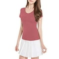 thumbnail image 4 of QIJUNTUO Women's Convertible Camisole With Detachable Cups For Yoga & Lounge Wear Red, 4 of 4