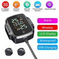 thumbnail image 4 of Sistema de supervisión de presión de neumáticos de motocicleta Tpms sistema de alarma de temperatura de neumáticos con Qc 3,0-bueno, 4 of 5
