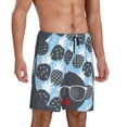thumbnail image 2 of Kdxio Black Head Woman Print Mens Sleep Shorts Bottoms Soft Comfy Pajama Wear Pants with Drawstring Pockets, 2 of 7