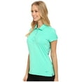 thumbnail image 2 of Nike Women's Dri-Fit Mini Stripe Golf Polo Emerald Green, 2 of 3