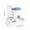 Blue, variant on CHJK Automatic Dog Cat Feeder and Water Dispenser Combo, 1.2L Large Capacity Pet Food and Water Station with Integrated Bowl for Multiple Pets (Pink)