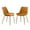 Gold, variant on Roundhill Furniture Aufurr Modern Velvet Dining Chairs - Set of 2 - Blue