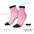 thumbnail image 6 of Pofeuu Breast Cancer Pink Ribbons Awareness Print 30cm Socks, Adult Running Hiking Socks for Youth and Adult, 6 of 7