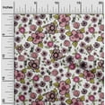 thumbnail image 1 of oneOone Cotton Jersey Medium Pink Fabric Florals Craft Projects Decor Fabric Printed By The Yard 58 Inch Wide, 1 of 4