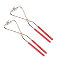 thumbnail image 1 of Pottery Sculpture Tongs, Stable Fixation 360 Degree Use Dipping Tongs 2 Pcs Red Handle  For Art Project, 1 of 8