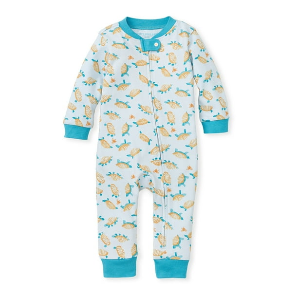 Burt's Bees Baby Newborn Baby Boy Organic Cotton Sleep 'N Play Footless