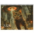 thumbnail image 2 of 2025 Cat Calendar Funny Calendar with Cat Image Daily Weekly Monthly Planner Jan D 2X2359, 2 of 6