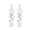 White, variant on Petal Leaf Earrings Cute Earrings Cute Cartoon Pendant Earrings Earrings