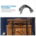 thumbnail image 2 of 10pcs Bungee Cords with Hooks Elastic Rope Straps for Bike Folding Wagon Trunk, 2 of 8