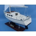 thumbnail image 2 of Handcrafted Model Ships   Yacht 24 in. Decorative Famous Ship, 2 of 2