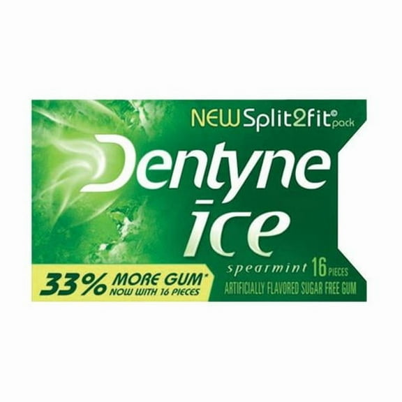 Dentyne Ice Sugar Free Spearmint Gum 16 ea