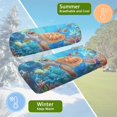 thumbnail image 5 of HUIACONG Turtle and Coral Pattern Anti-Slip Golf Seat Covers for Cart, Washable Soft Foldable Design Golf Cart Seat Covers 2 Piece for EZGO Ezgo Golf Cart, 5 of 7