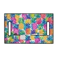 thumbnail image 2 of Whosucclay Colorful Pineapple Pattern Design Cover, Elastic Protector Wear-Resistant Portable Design Golf Cart Seat Towel Blanket for Most 2‑Seat Golf Carts, 2 of 7