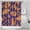 Halloween Spooky Icons-1, variant on Halloween Spooky Pumpkins Pattern Shower Curtain 36"x72" ,Bathroom Decorative Shower Curtains Set with 12 Hooks,Modern Waterproof Washable Shower Curtain