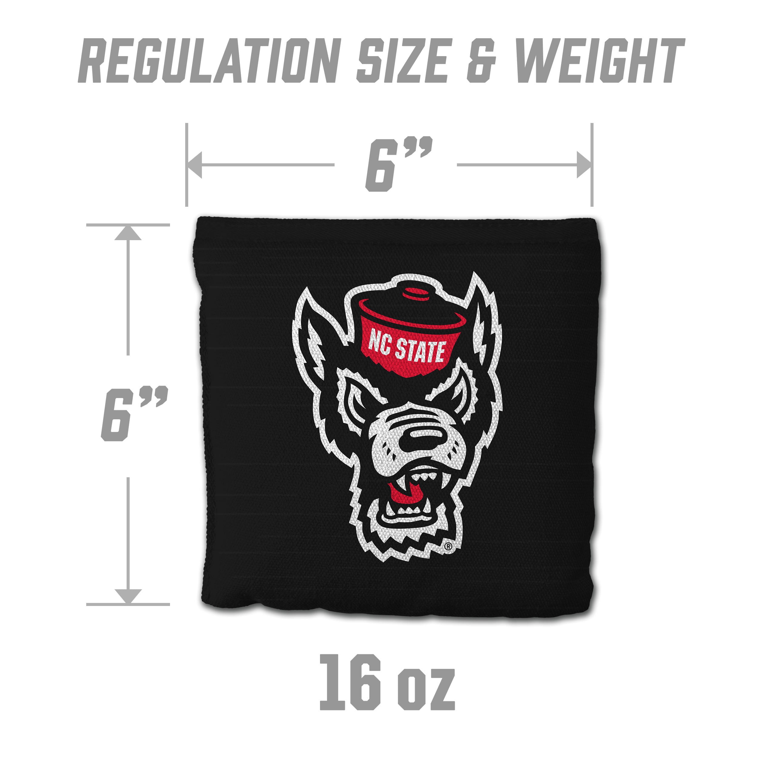 NC State Wolfpack 8pk Licensed Cornhole Bags